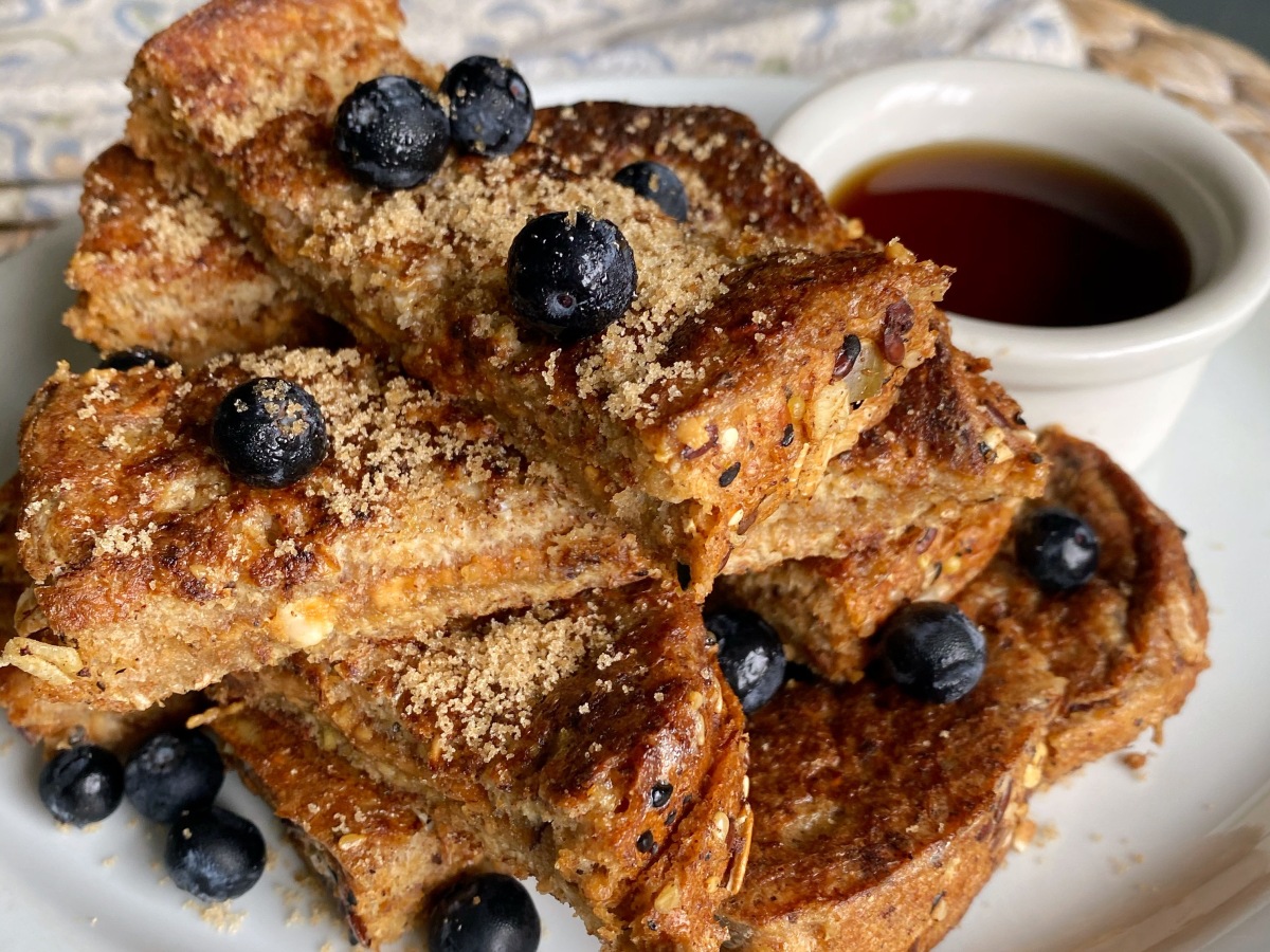 Almond Butter French Toast Dunkers